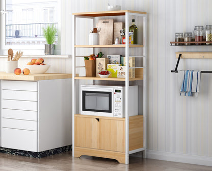 4-Level Arena Organizer Kitchen Storage Cabinet Shelf (Oak)