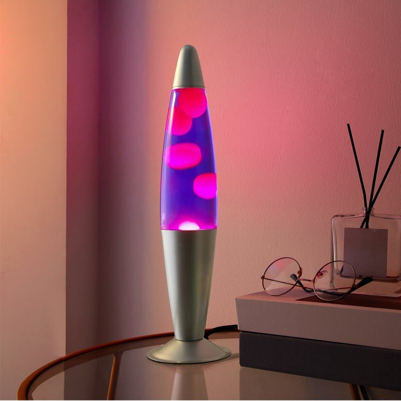 Lava Motion Volcano Lamp Home Decor Light - Purple/Pink