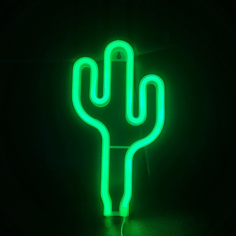 Cactus LED Neon Light Decor Lamp Sign Art