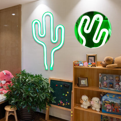 Cactus LED Neon Light Decor Lamp Sign Art