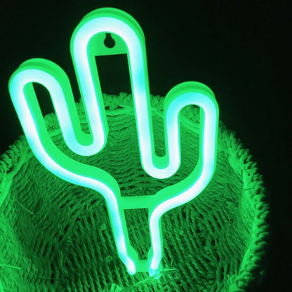 Cactus LED Neon Light Decor Lamp Sign Art