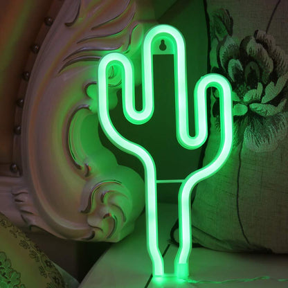 Cactus LED Neon Light Decor Lamp Sign Art