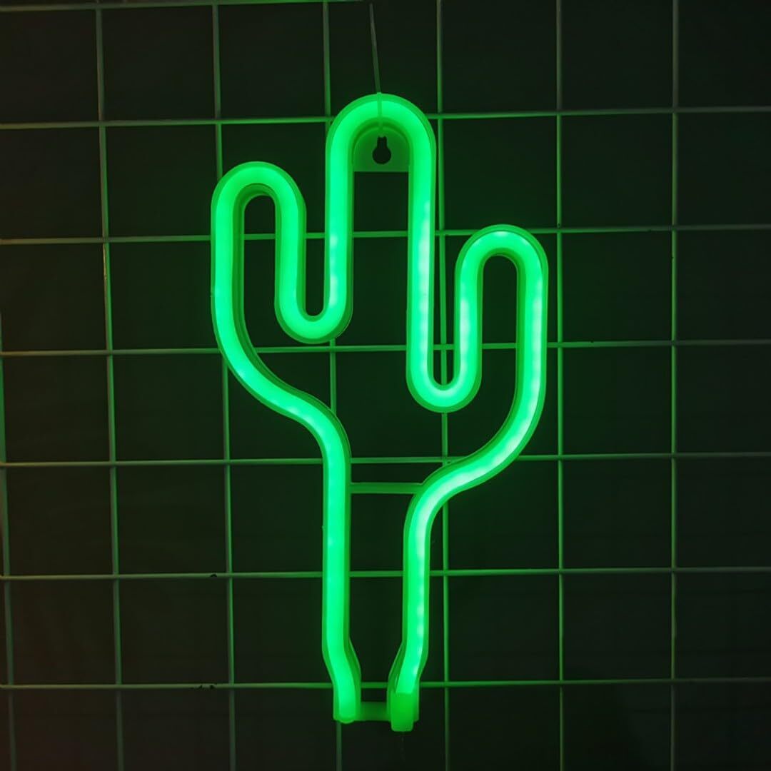 Cactus LED Neon Light Decor Lamp Sign Art