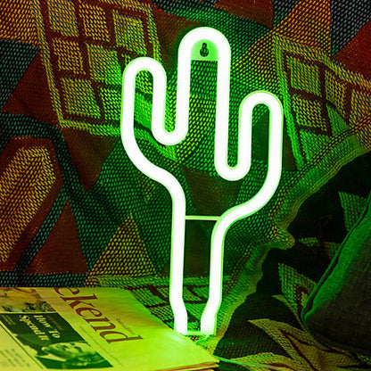 Cactus LED Neon Light Decor Lamp Sign Art