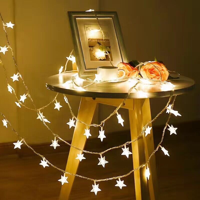 40 Star Lights LED String Light Home Garden Decorations (6m, 40LED)