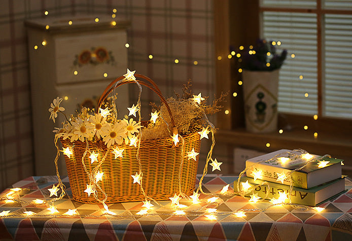 40 Star Lights LED String Light Home Garden Decorations (6m, 40LED)