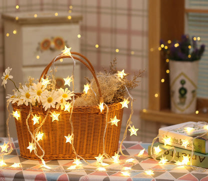 40 Star Lights LED String Light Home Garden Decorations (6m, 40LED)