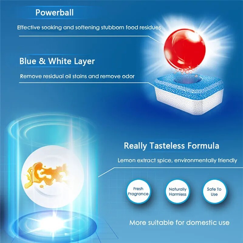 Powerball All-in-one Automatic Dishwasher Dishwashing Tablets (Box of 30)