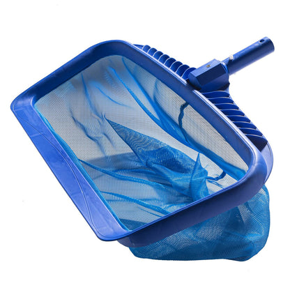 Swimming Pool Professional Heavy Duty Leaf Rake Deep Bag Mesh Net Skimmer Catcher Cleaner