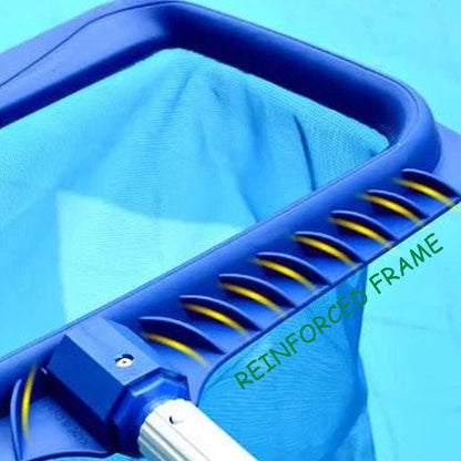 Swimming Pool Professional Heavy Duty Leaf Rake Deep Bag Mesh Net Skimmer Catcher Cleaner