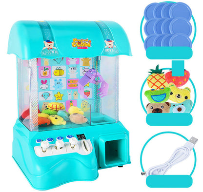 Deluxe Arcade Game Toy Claw Vending Machine (Aqua Blue)