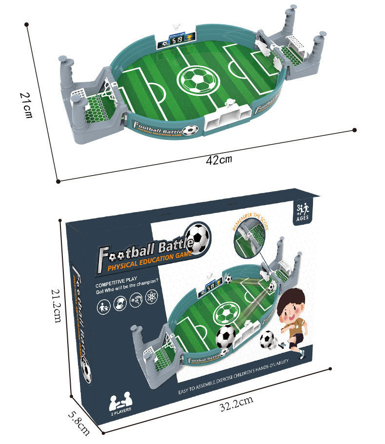 Interactive Tabletop Soccer Table Football Board Game Toy Set