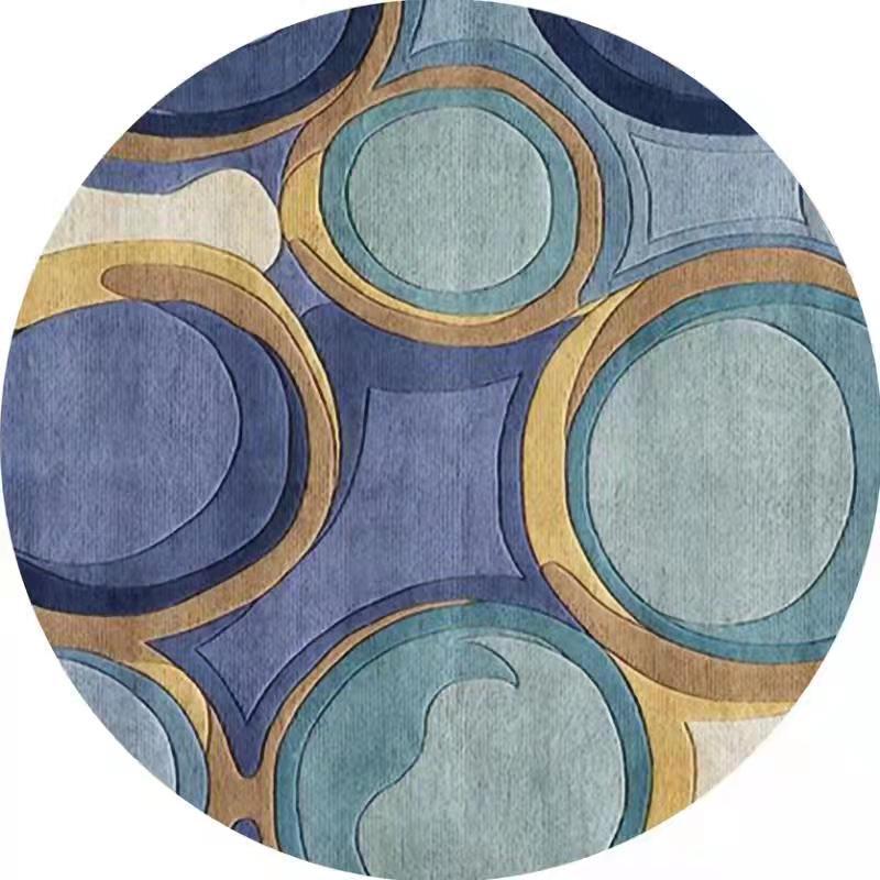 Delight Designer Modern Infinity Round Rug