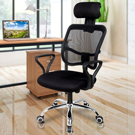 Advanced High Back Deluxe Ergonomic Office Chair (Black)