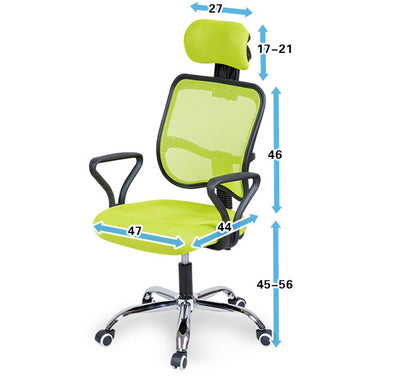 Advanced High Back Deluxe Ergonomic Office Chair (Fresh Green)