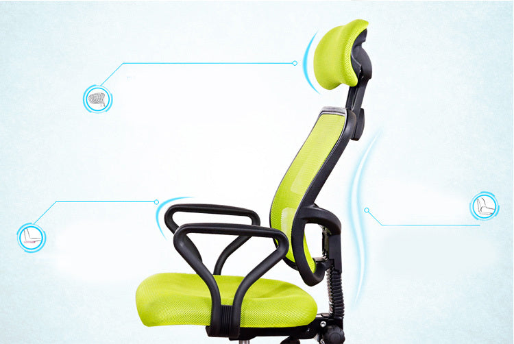 Advanced High Back Deluxe Ergonomic Office Chair (Fresh Green)