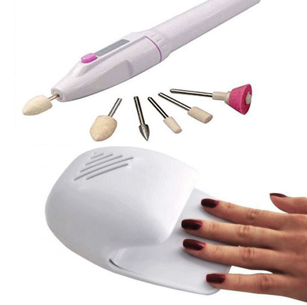 Professional Nail Dryer & Salon Decorator Shaper Manicure Kit