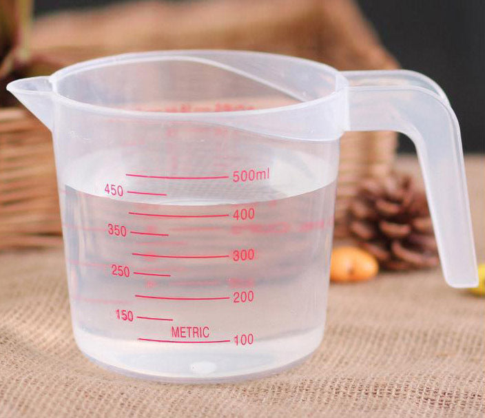 3 x Clear Measuring Cups (250mL, 500mL, 1L)