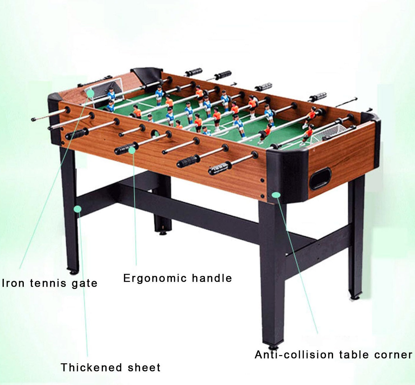 1.2m Foosball Soccer Table Home Football Game