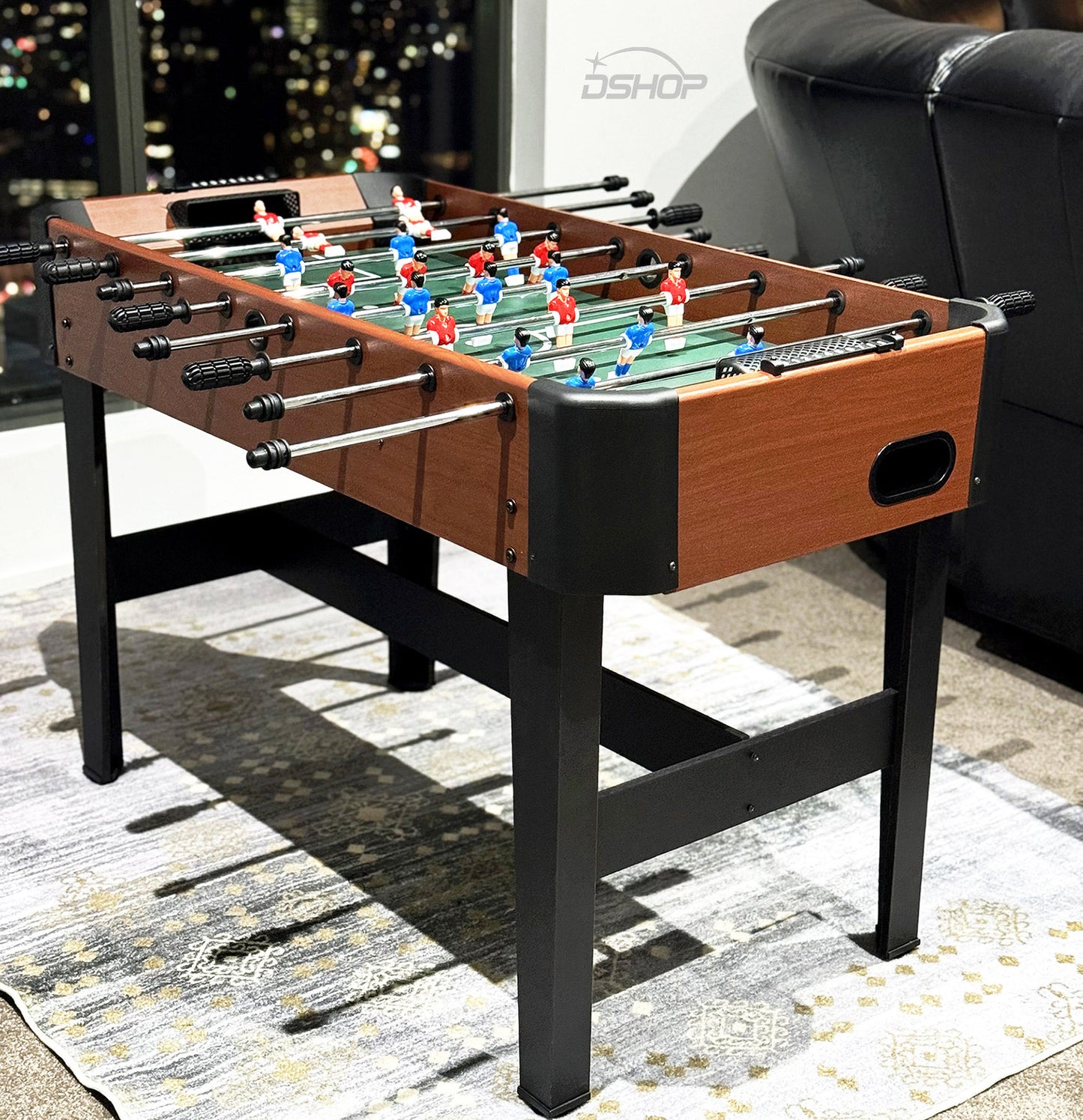 1.2m Foosball Soccer Table Home Football Game