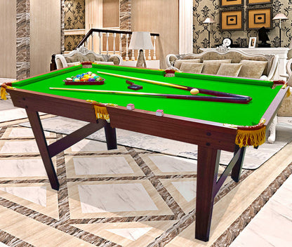 1.4m Pool Table Billiard Snooker Game Table with Accessories