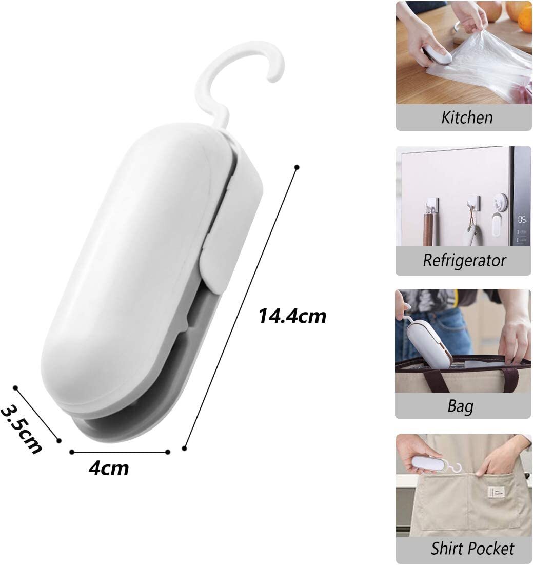 2-In-1 Handheld Heat Sealer Portable Cutter Food Storage Bag Sealing Machine