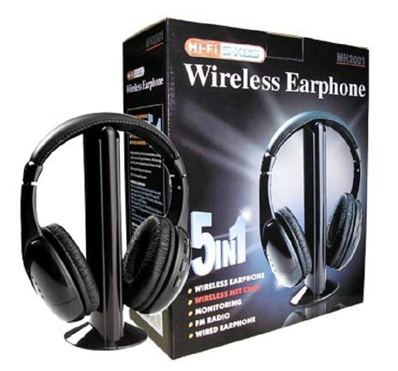 5 in 1 Hi-Fi Wireless Headphones