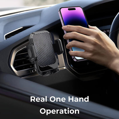 2-in-1 Universal Car Phone Holder Mount Dashboard Vent Windshield