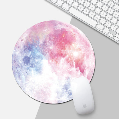 Galaxy Anti-Slip Mouse Pad Round Cosmic Design 22cm