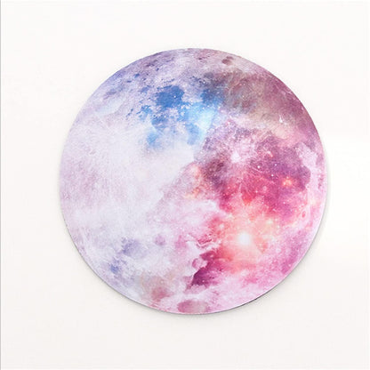 Galaxy Anti-Slip Mouse Pad Round Cosmic Design 22cm