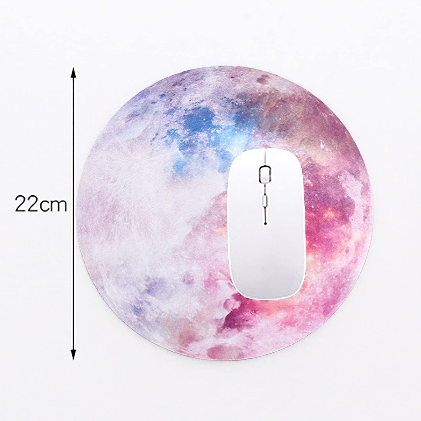 Galaxy Anti-Slip Mouse Pad Round Cosmic Design 22cm