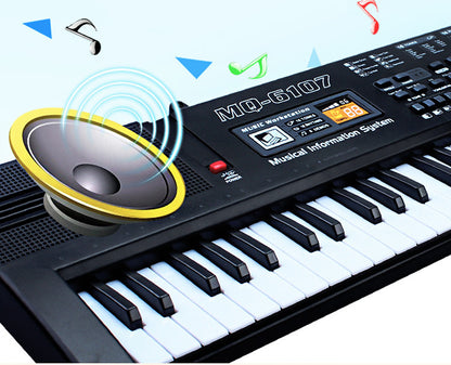 61 Keys Electronic Musical Keyboard Toy Piano