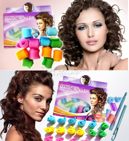 Magic Roller Hair Curler Pack (Purple Box)