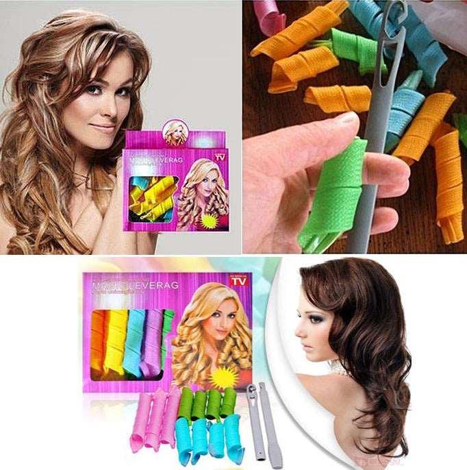 2PK - Magic Leverag & Magic Roller Hair Curler Pack