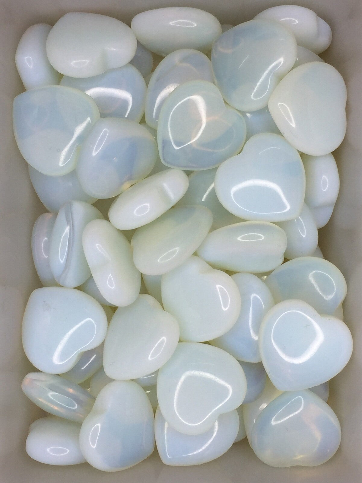 Opal Stone Crystal Heart Natural Gemstone