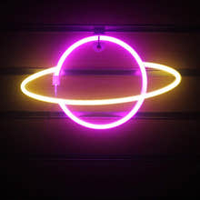Planet Neon LED Night Light Lamp