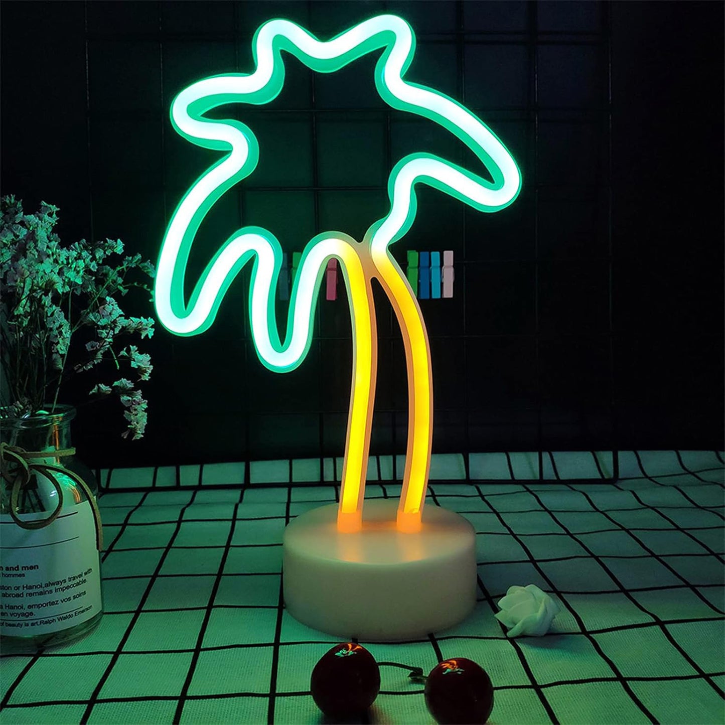 Palm Tree Neon LED Night Light Lamp