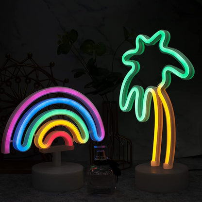 Palm Tree Neon LED Night Light Lamp