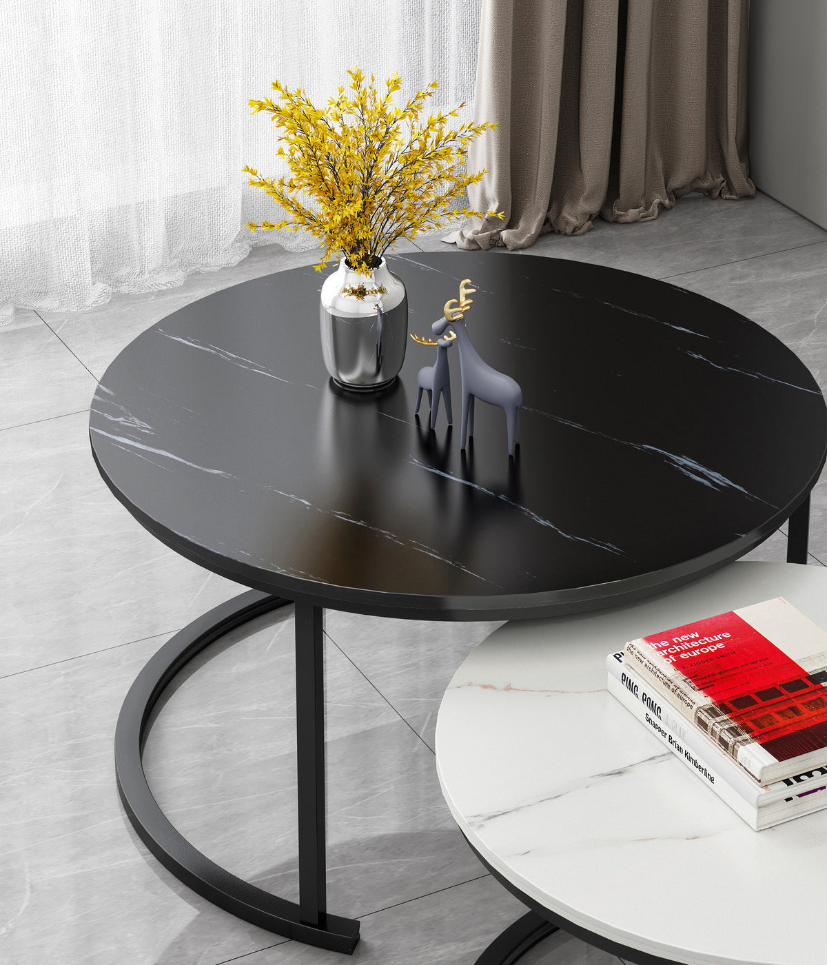 Synergy 2 In 1 Designer Nesting Coffee Tables