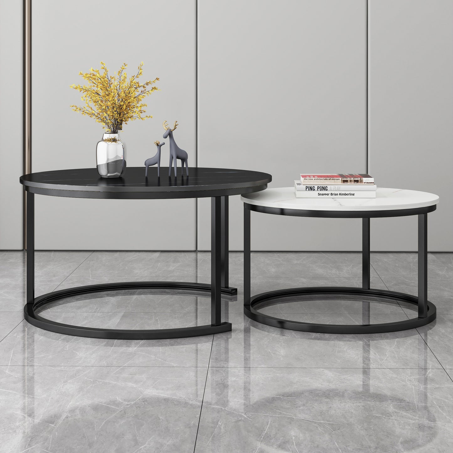 Synergy 2 In 1 Designer Nesting Coffee Tables