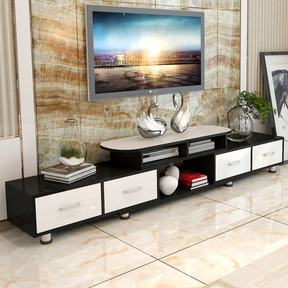 Luxury High Gloss Adjustable Cabinet Sleek Modern Storage Solution