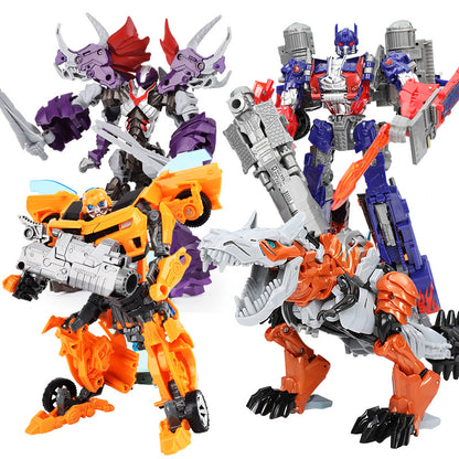 2 in 1 Robot Dinosaur Transformer Action Figure Toy