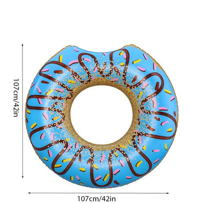 Bestway Inflatable Donut Pool Float Fun 107cm Swim Ring Tube (Blue)