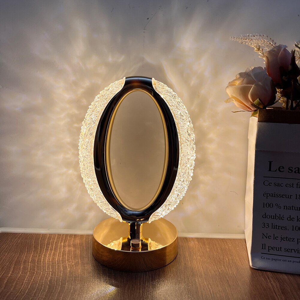 Luxury Crystal Designer LED Table Lamp Night Light