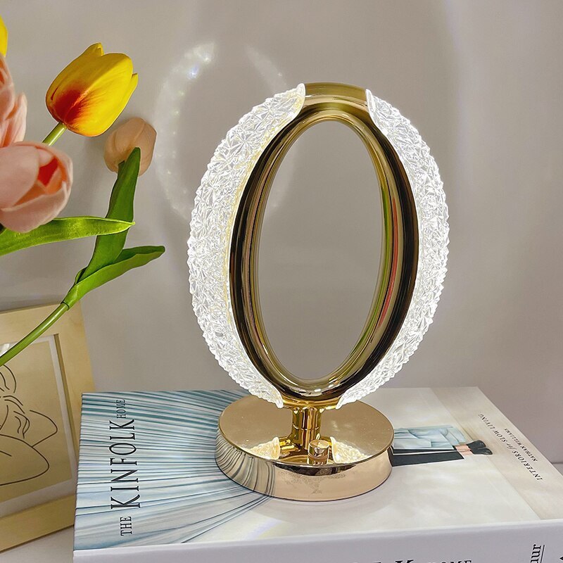 Luxury Crystal Designer LED Table Lamp Night Light