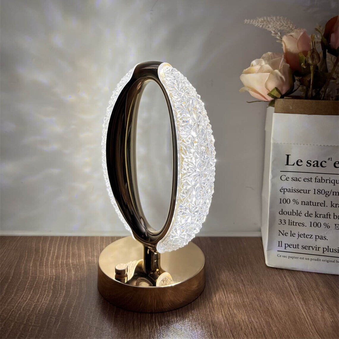 Luxury Crystal Designer LED Table Lamp Night Light