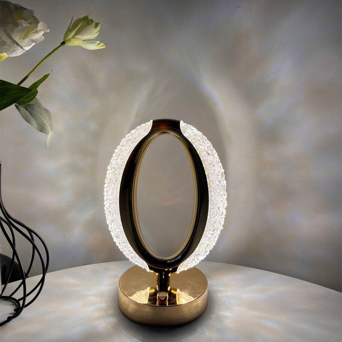 Luxury Crystal Designer LED Table Lamp Night Light