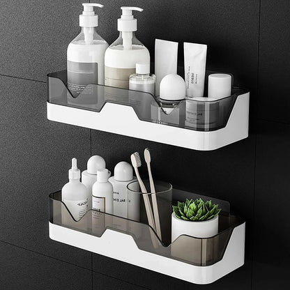 Space-Saving Waterproof Bathroom Storage Shelf Home Organizer Bath Rack Shower Wall Holder