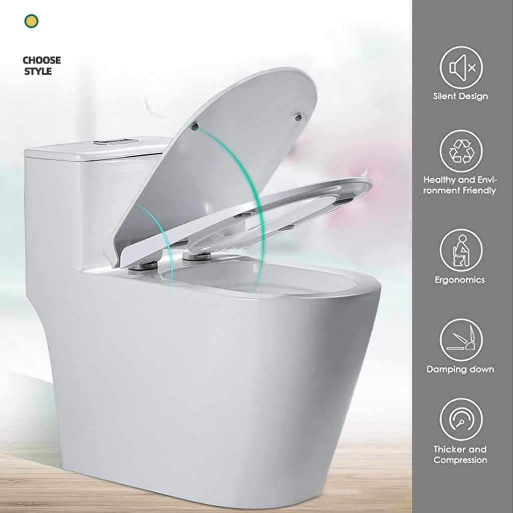 Soft Close Quick Release Toilet Seat & Lid - Oval