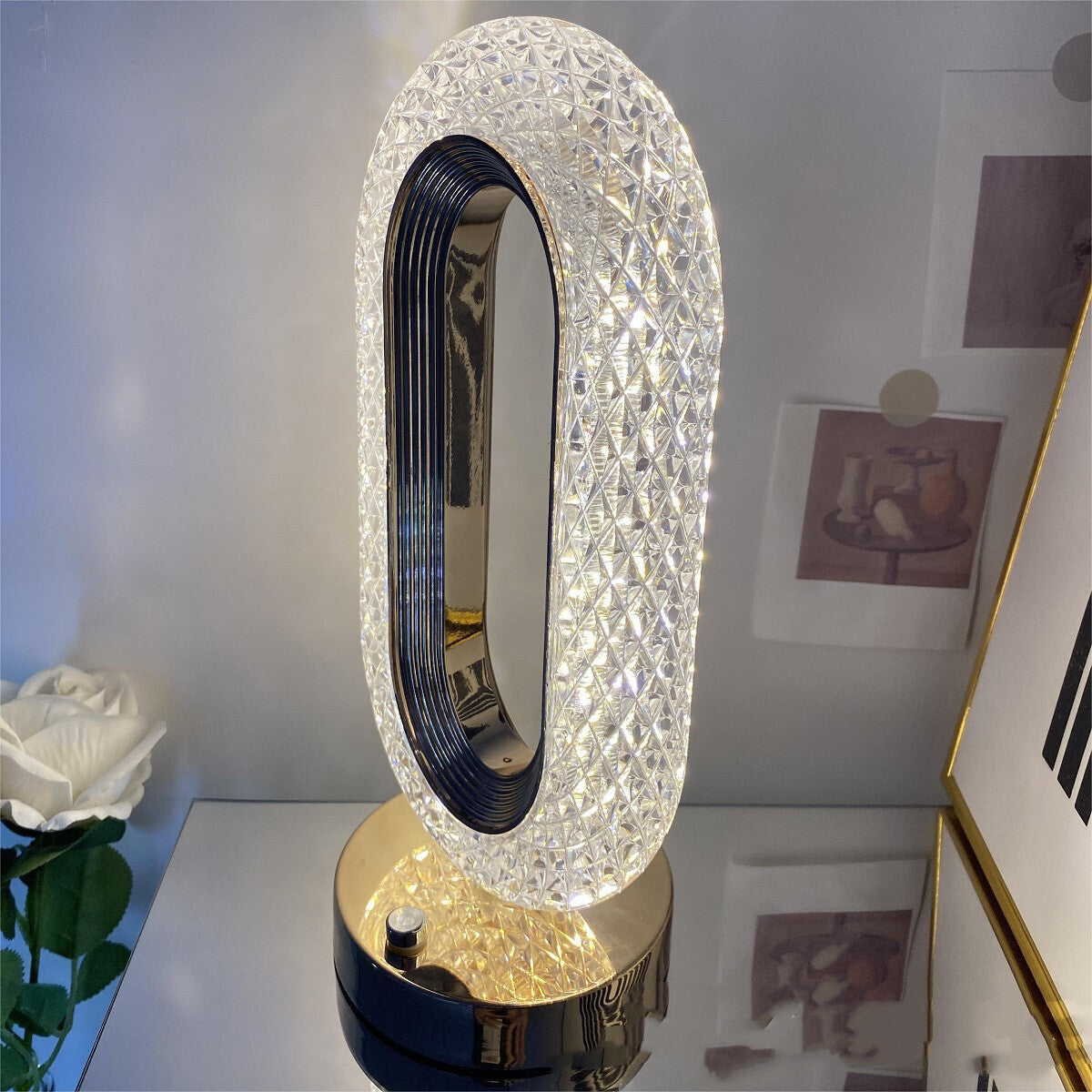 Luxury Crystal Designer LED Table Lamp Night Light